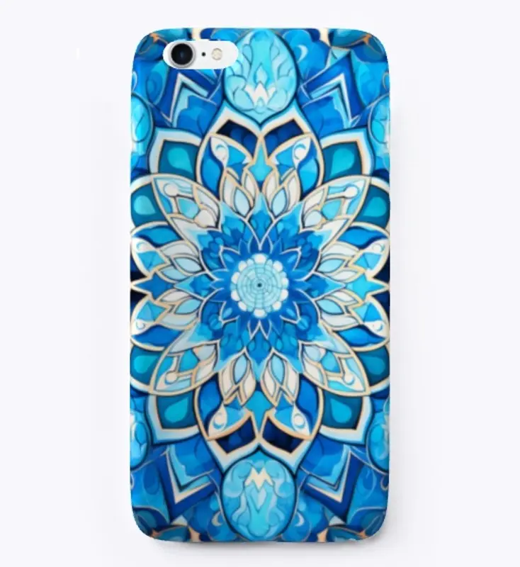 Elegant Islamic Blue Phone Case