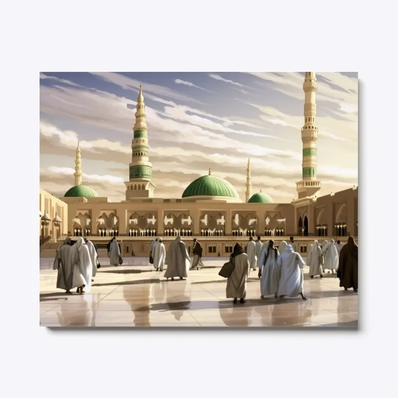 Prophet's Mosque Madina Canvas